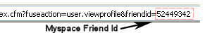 Myspace FriendId