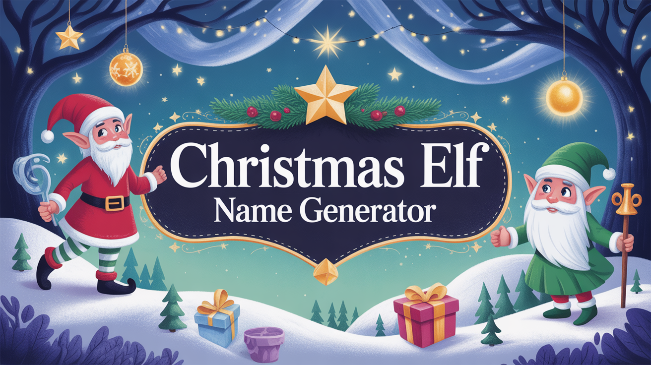 Christmas Elf Name Generator