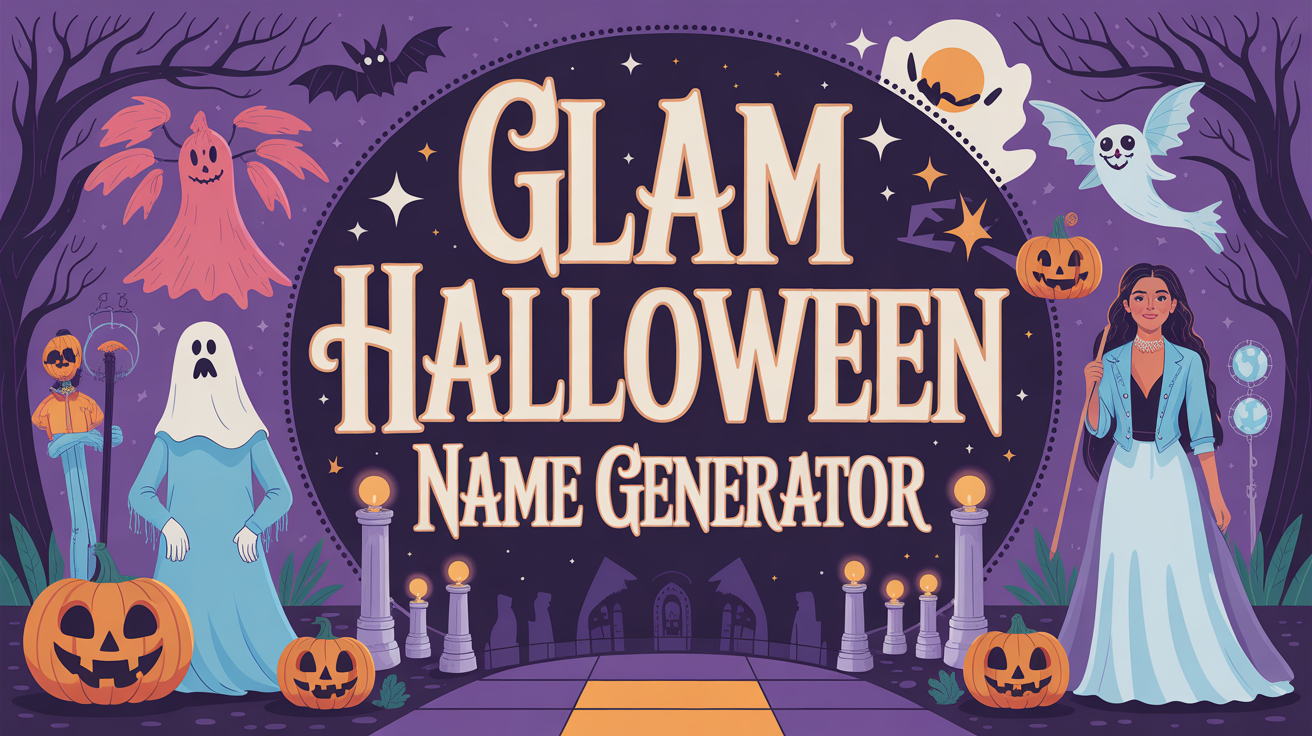 Glam Halloween Name Generator