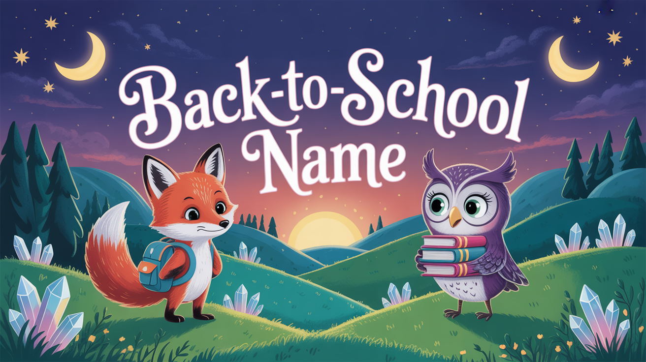 Back-to-School Name
