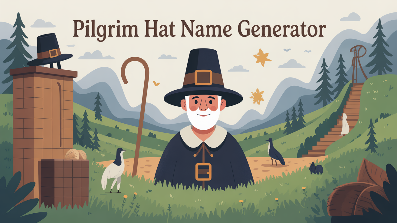 Pilgrim Hat Name Generator