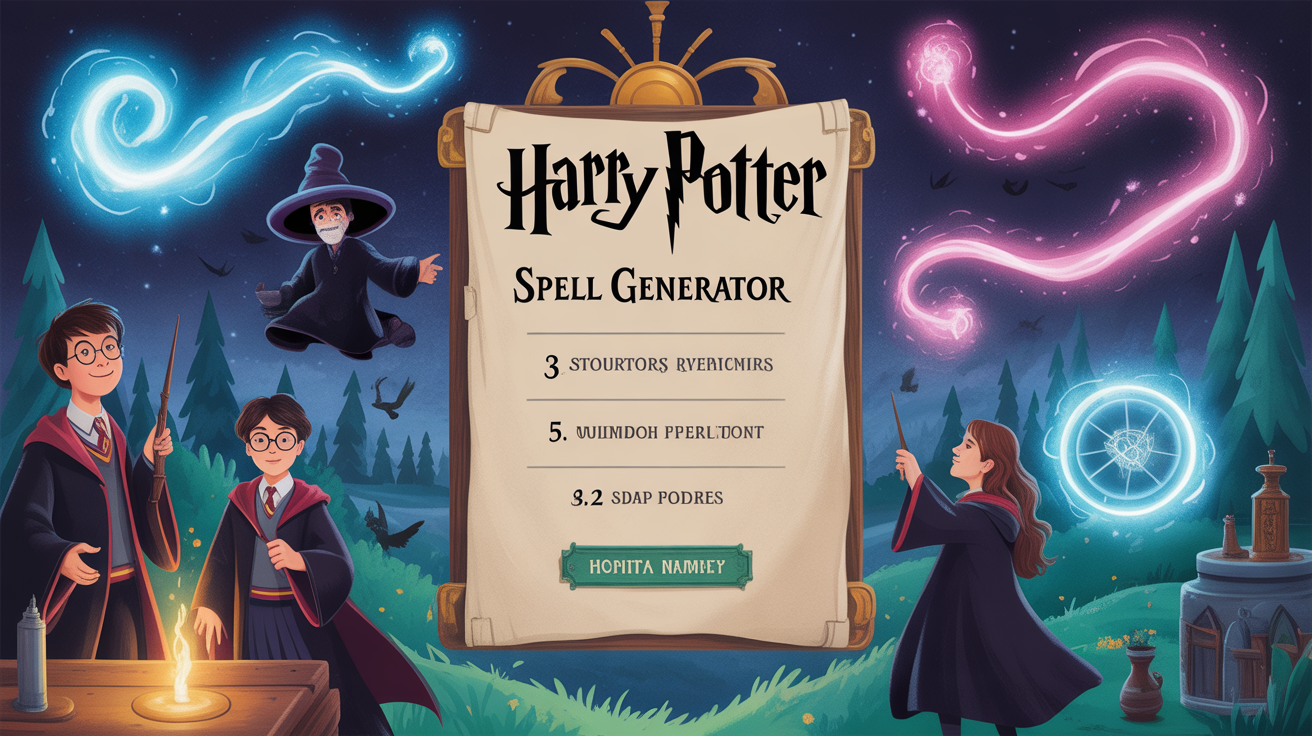 Harry Potter Spell Name Generator