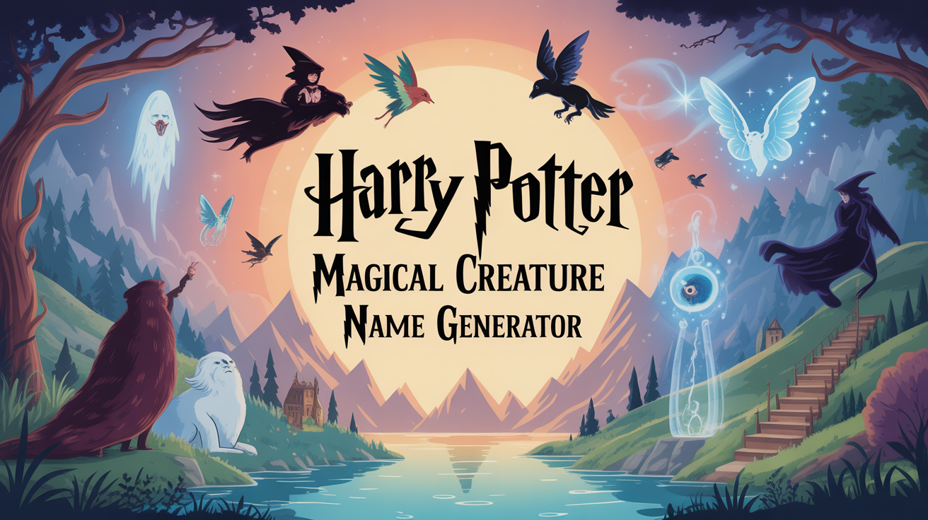 Harry Potter Magical Creature Name Generator