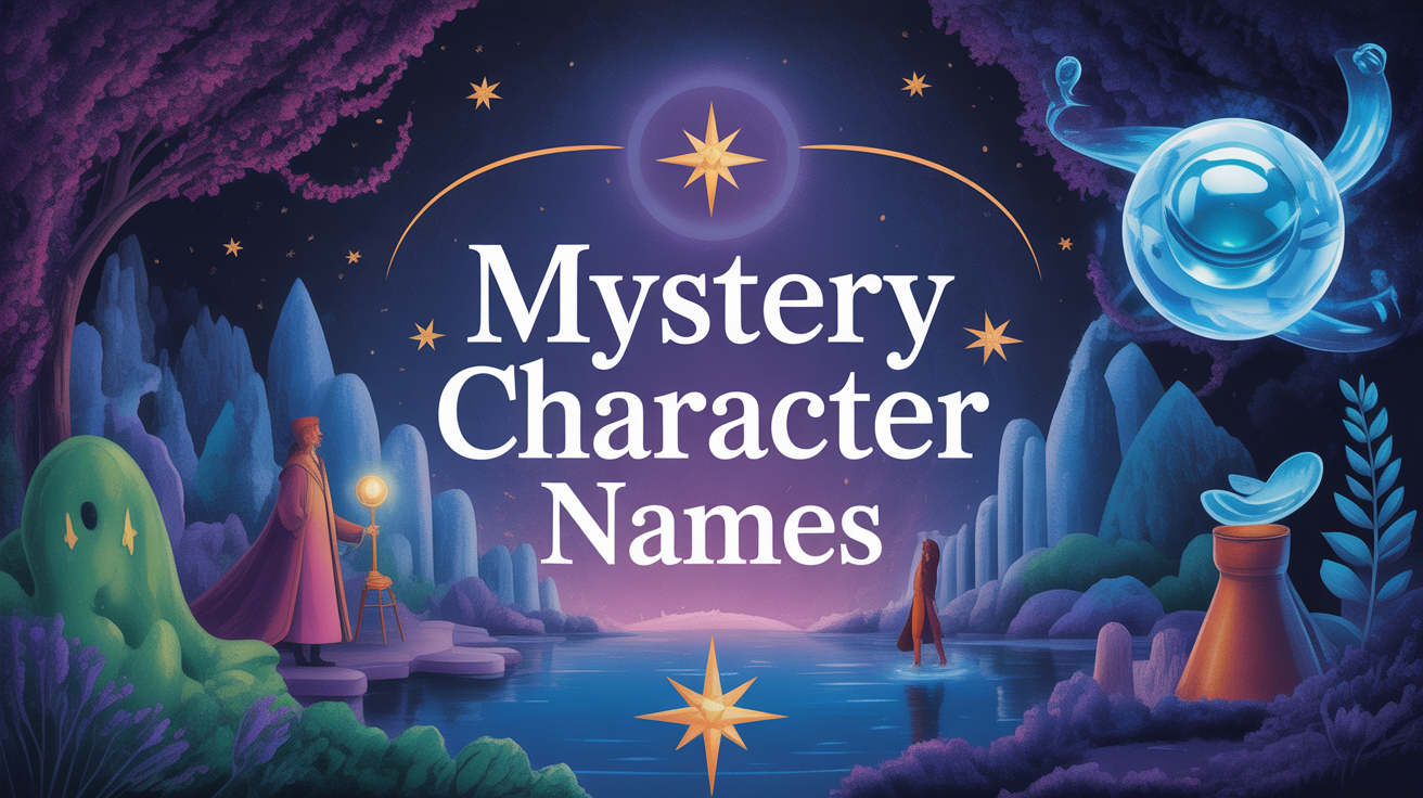 Mystery Novel Character Name Generator