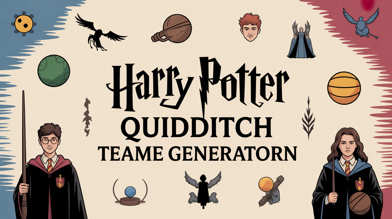 Harry Potter Quidditch Team Name Generator