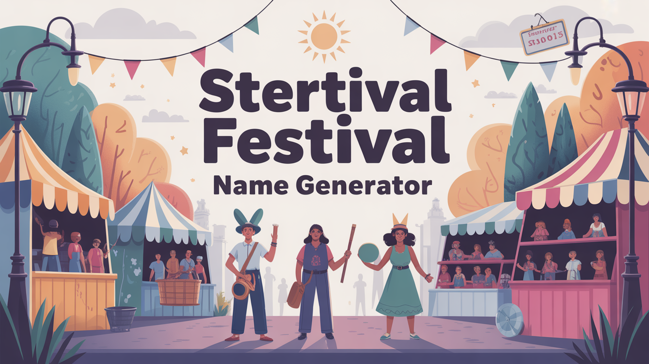 Street Festival Name Generator