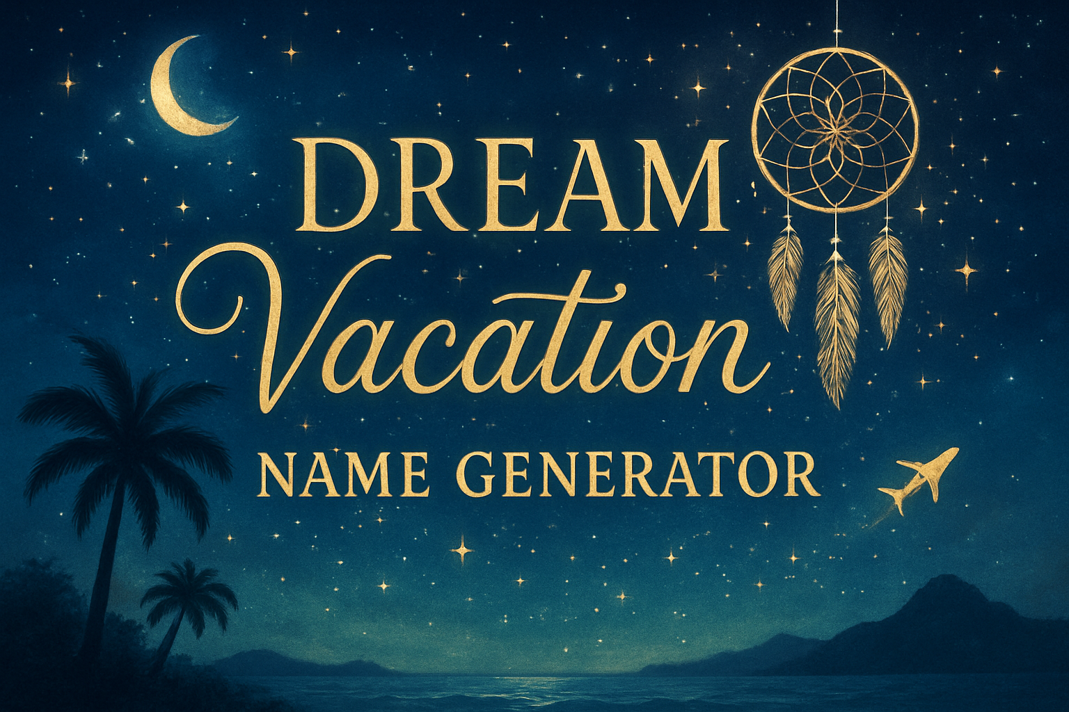 Dream Vacation Name Generator