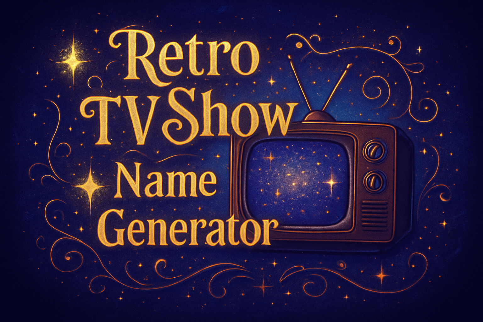 Retro TV Show Name Generator
