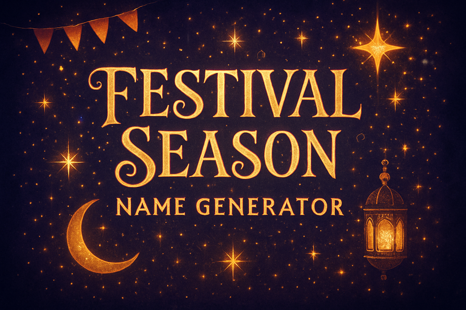 Festival Season Name Generator