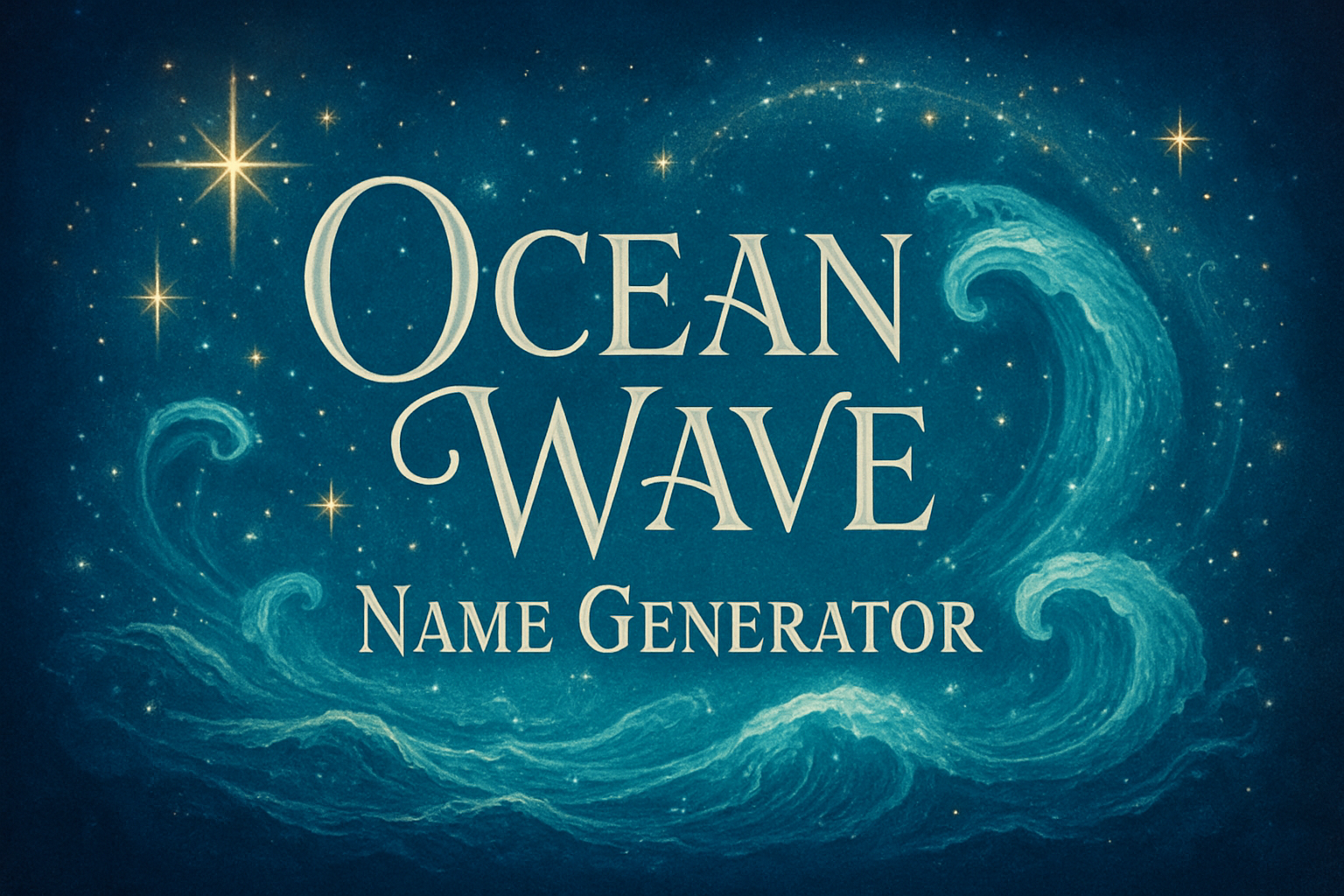 Ocean Wave Name Generator