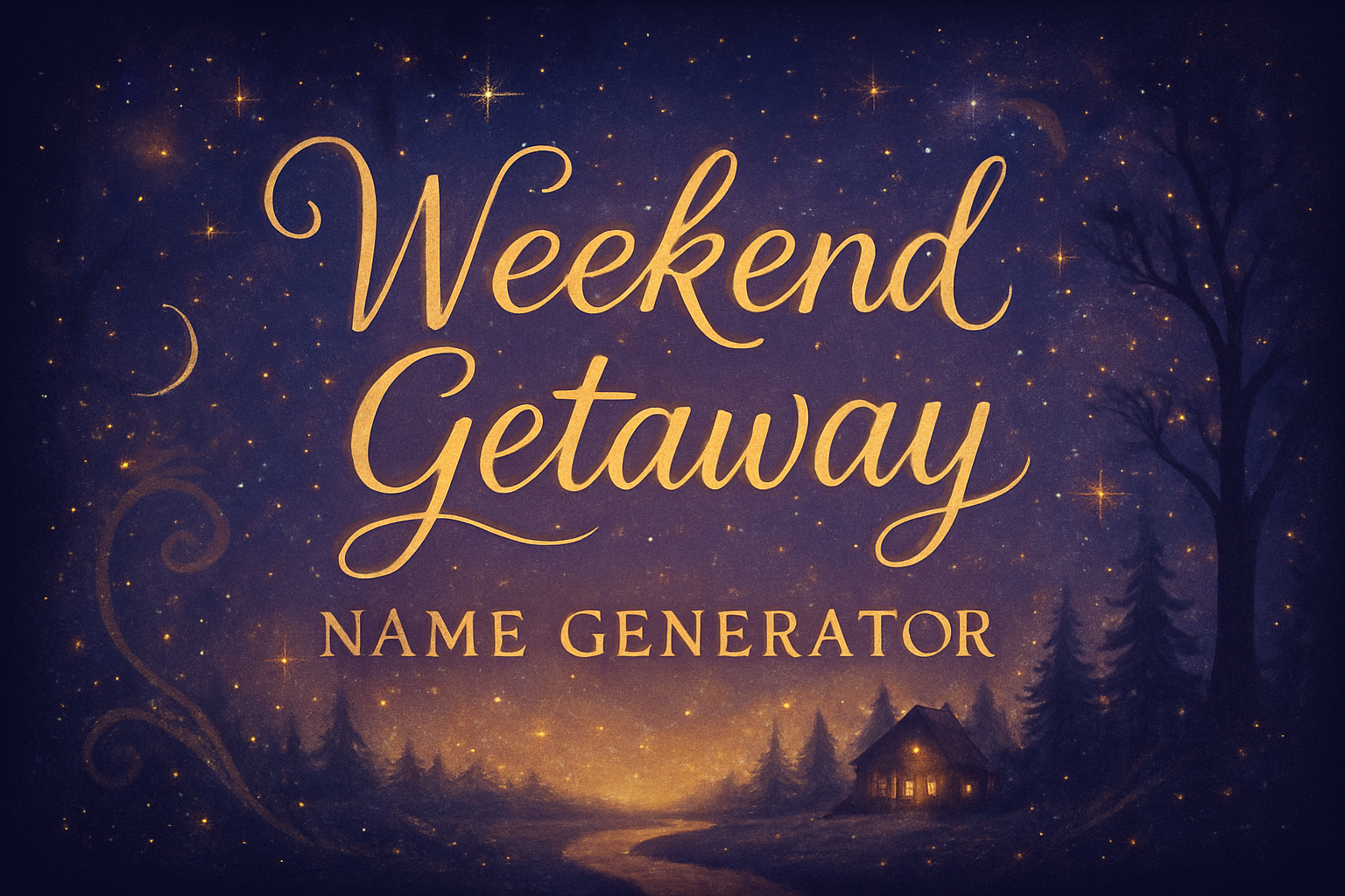 Weekend Getaway Name Generator