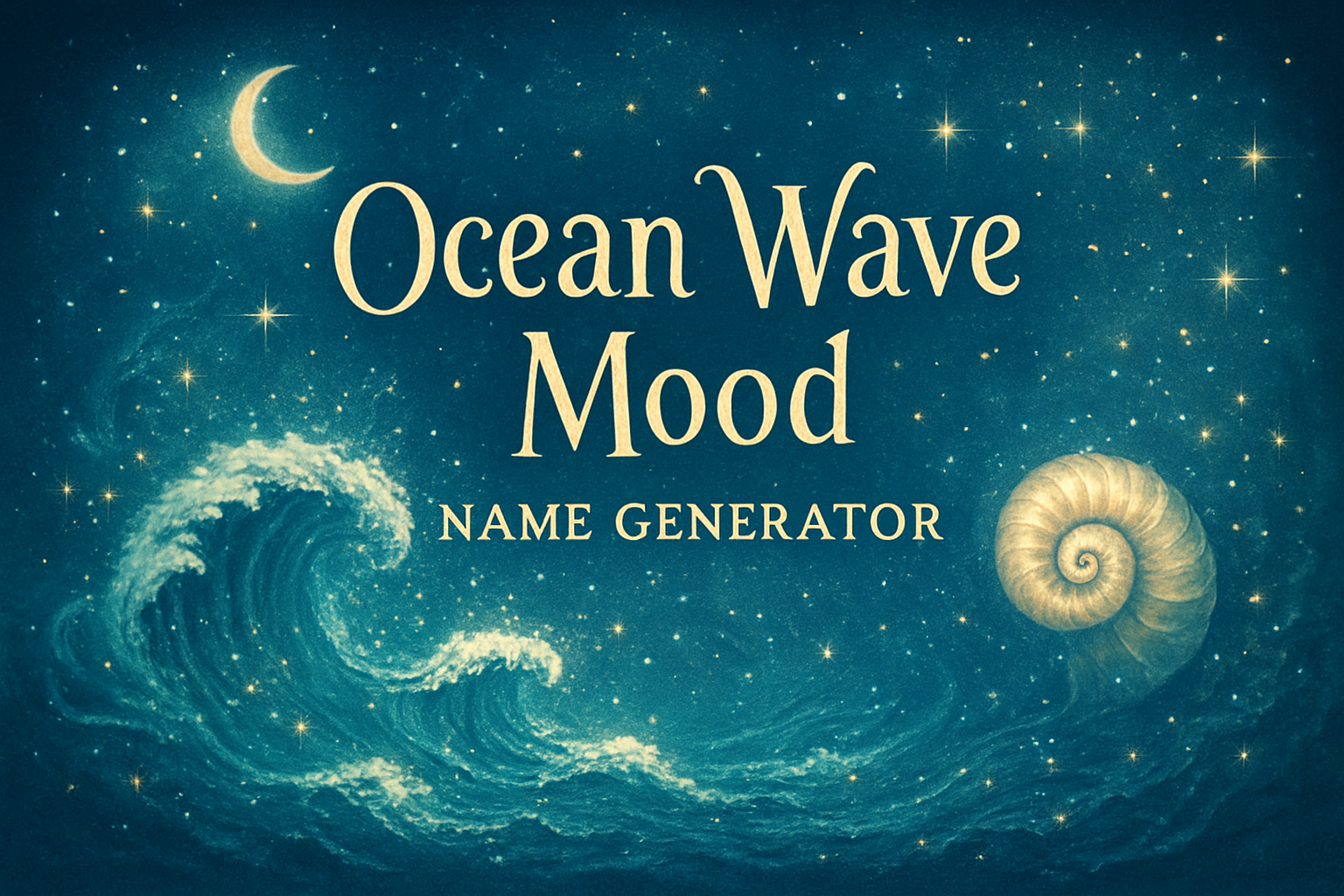 Ocean Wave Mood Name Generator
