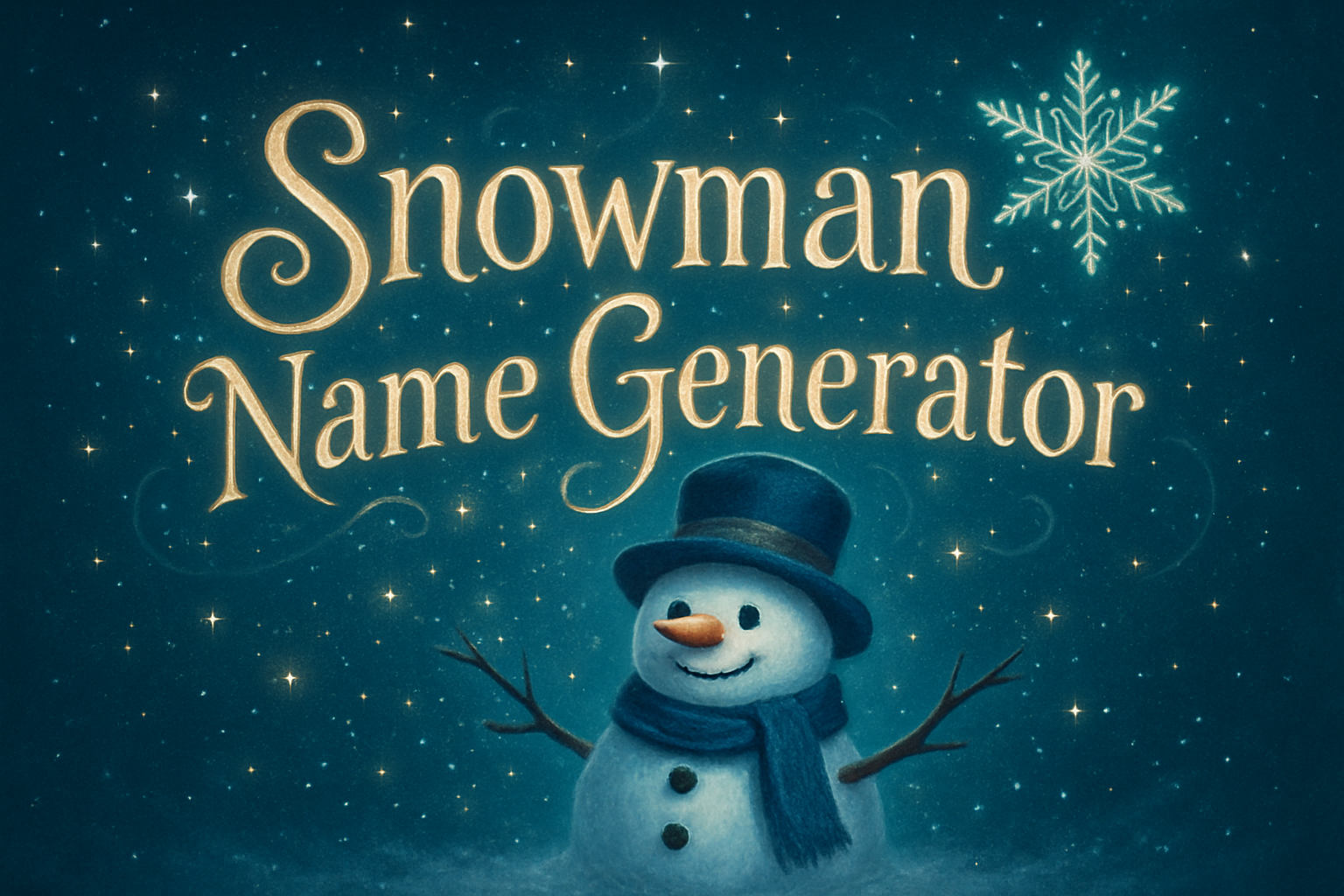 Snowman Name Generator
