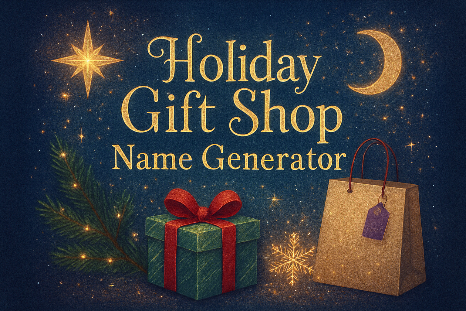 Holiday Gift Shop Name Generator
