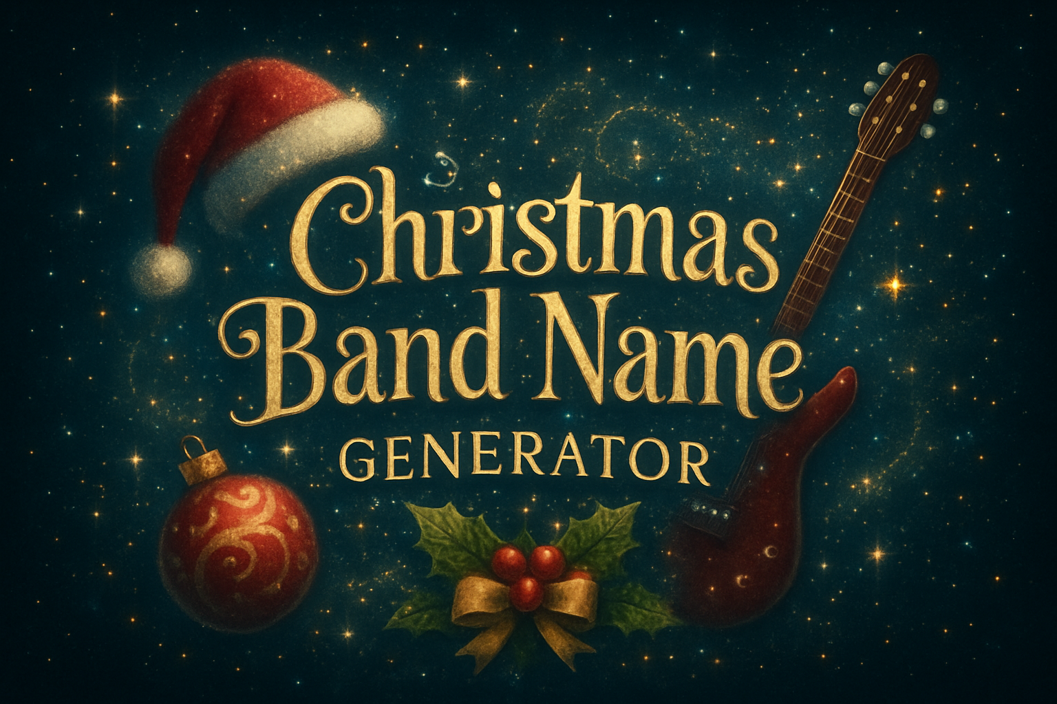 Christmas Band Name Generator