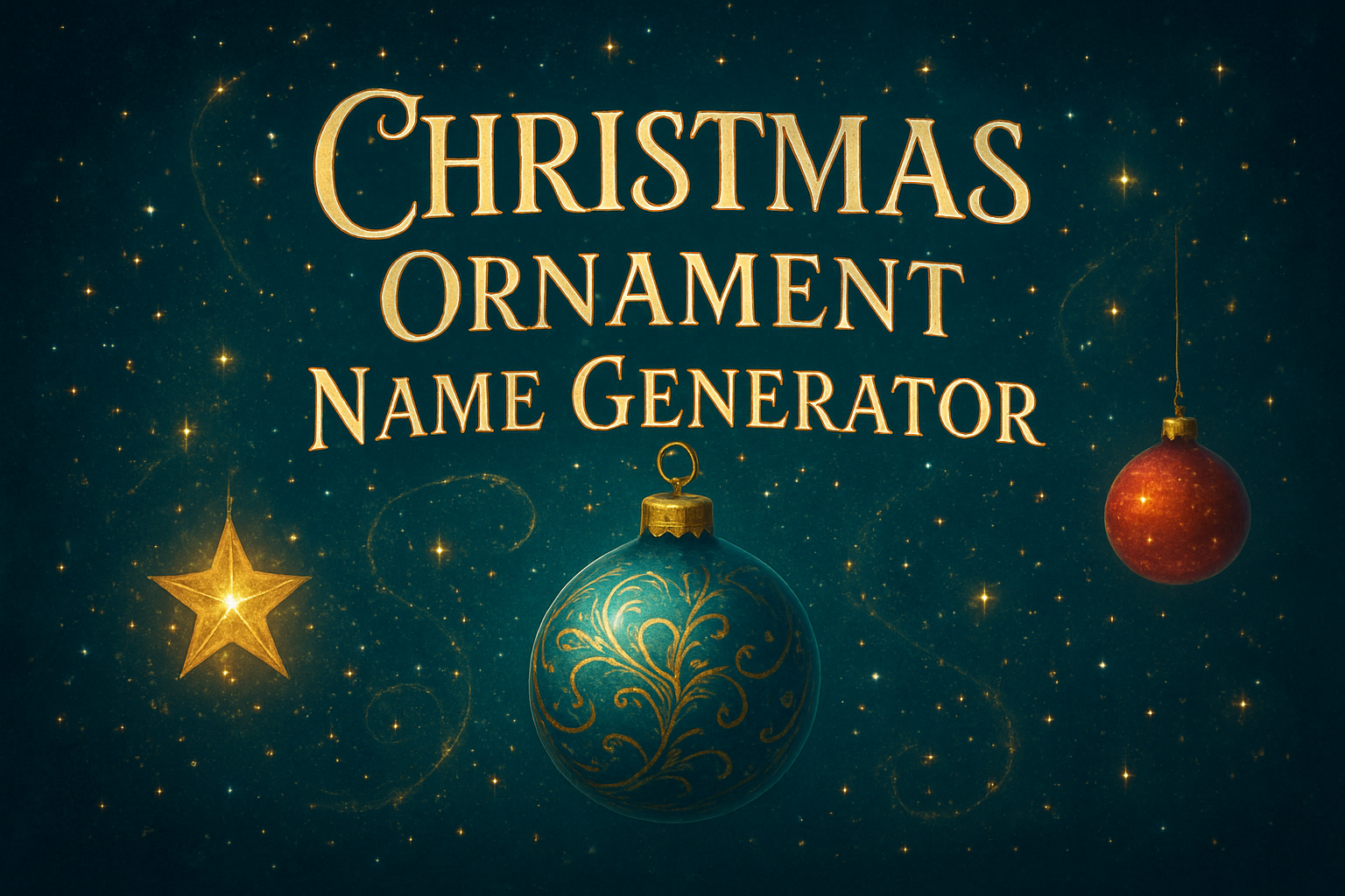 Christmas Ornament Name Generator