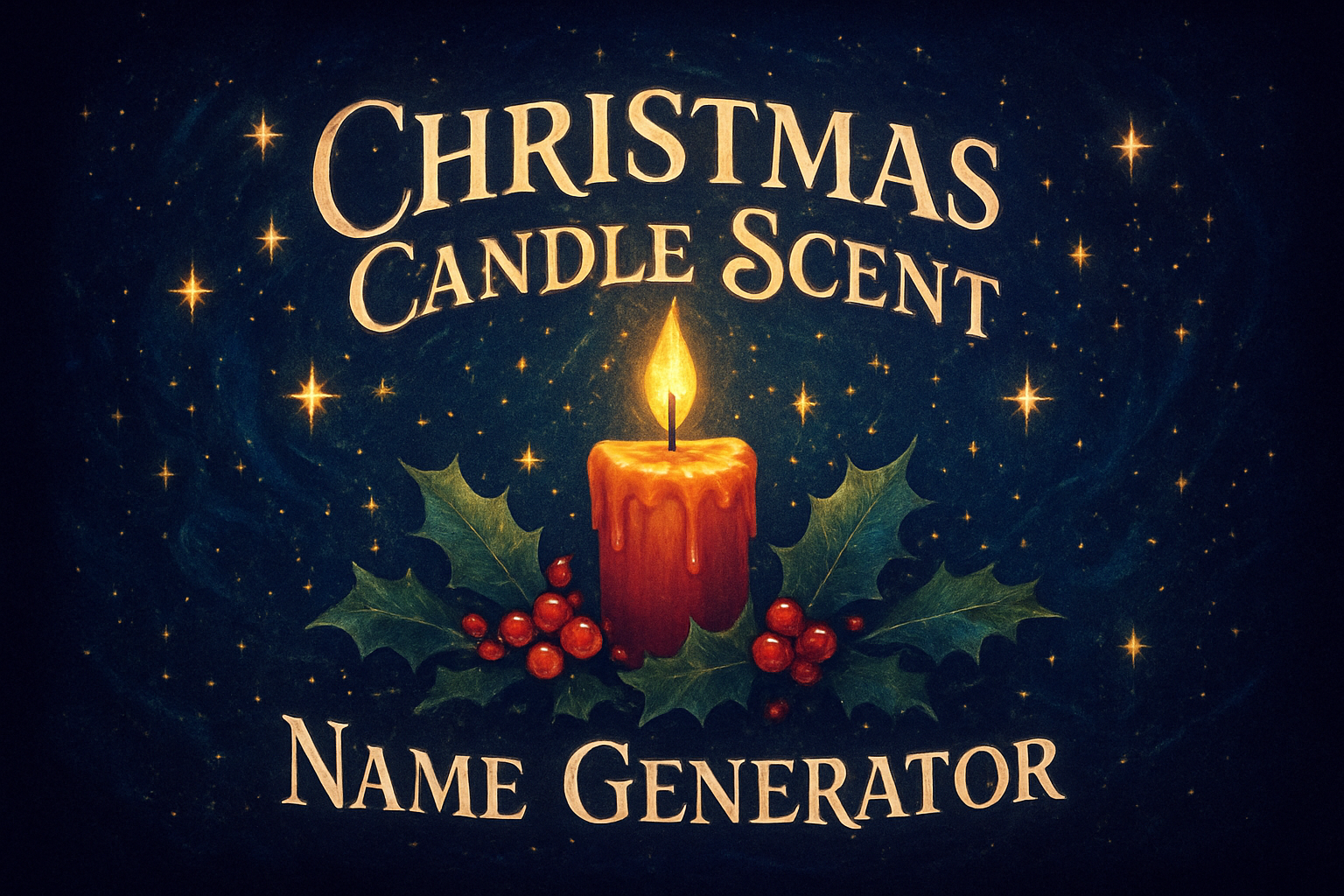Christmas Candle Scent Name Generator