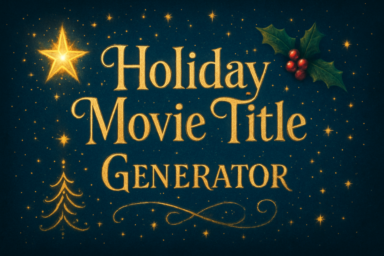 Holiday Movie Title Generator