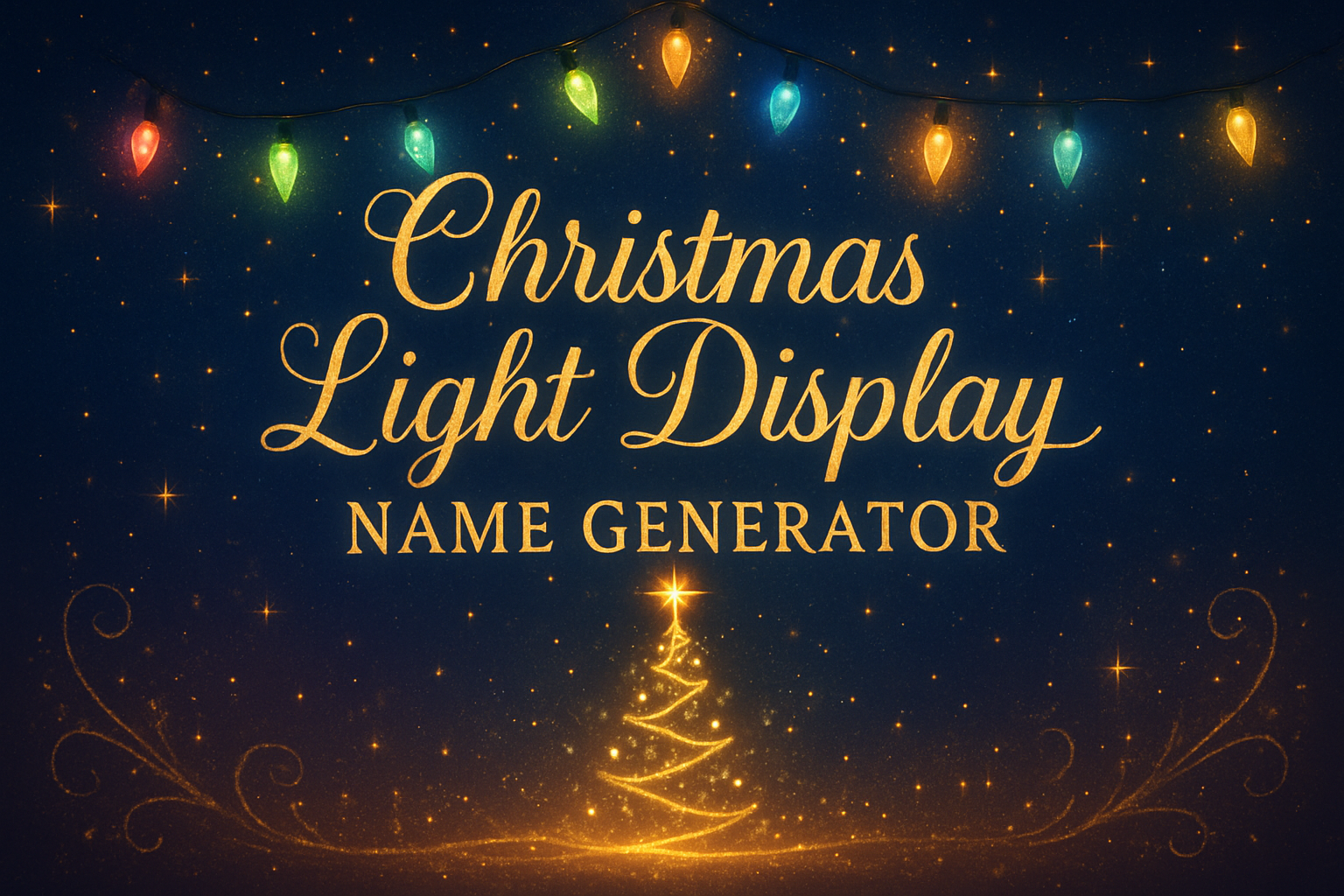 Christmas Light Display Name Generator