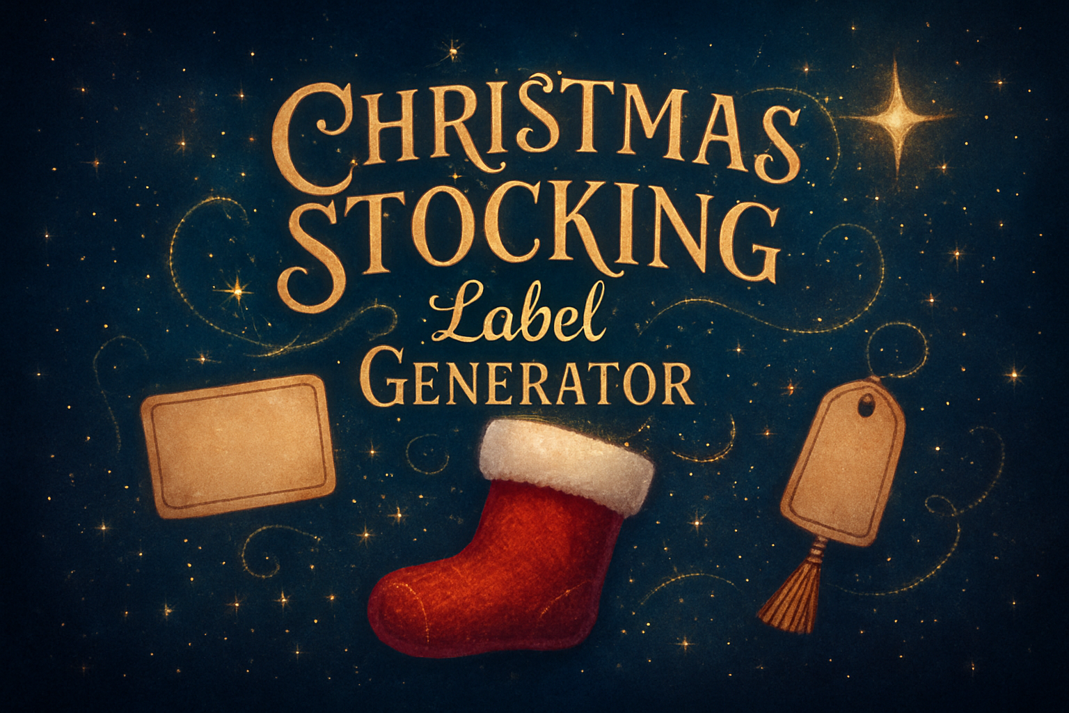 Christmas Stocking Label Generator