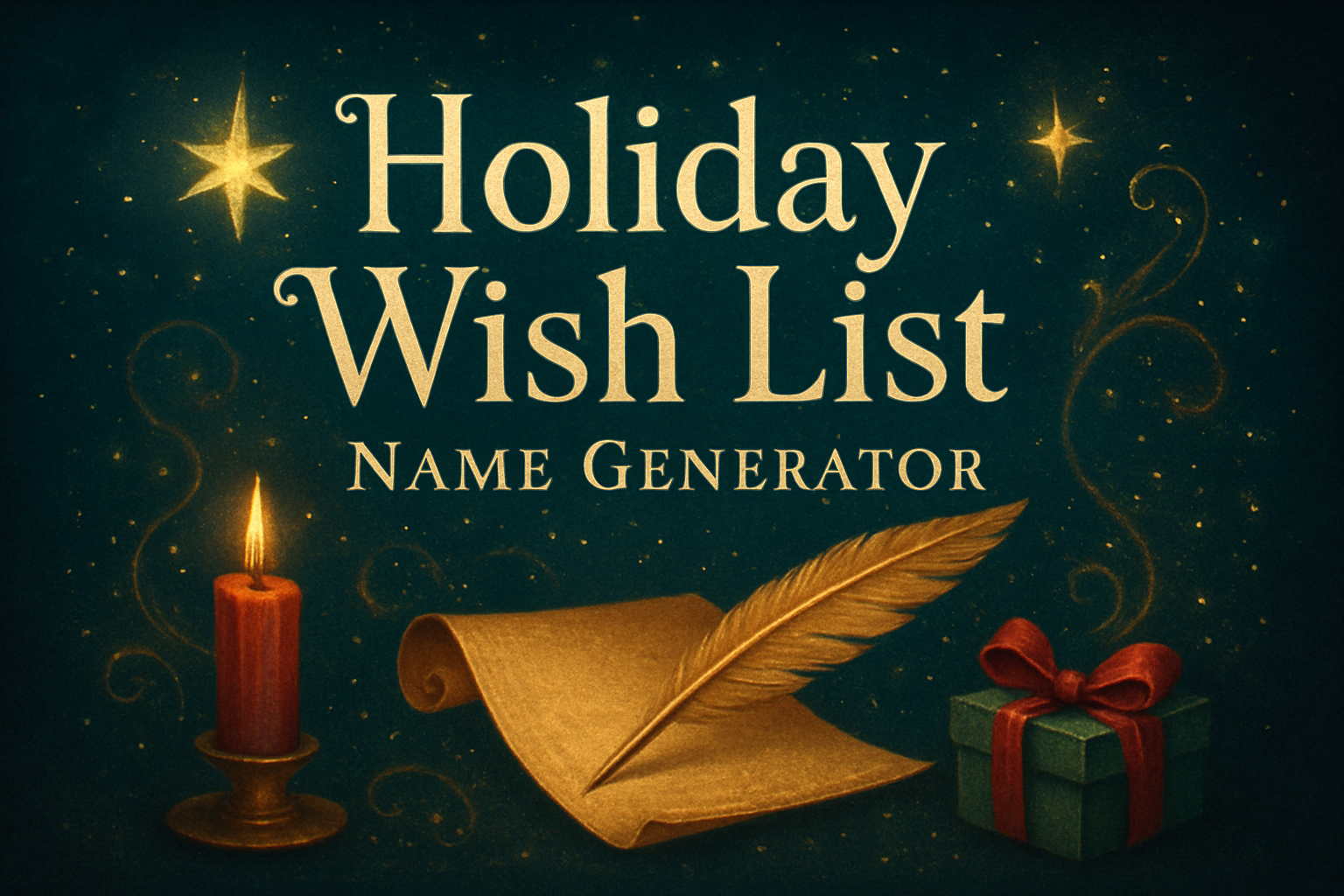 Holiday Wish List Name Generator