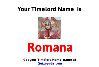 Timelord Name  Generator