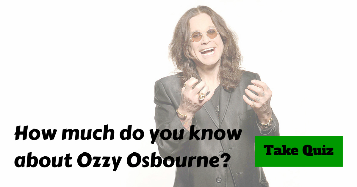 Ozzy Osbourne Trivia