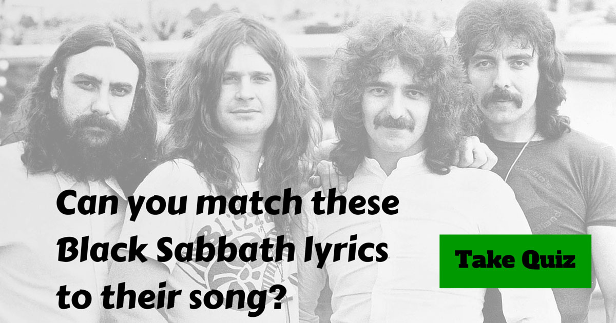 Black Sabbath Lyrics Trivia