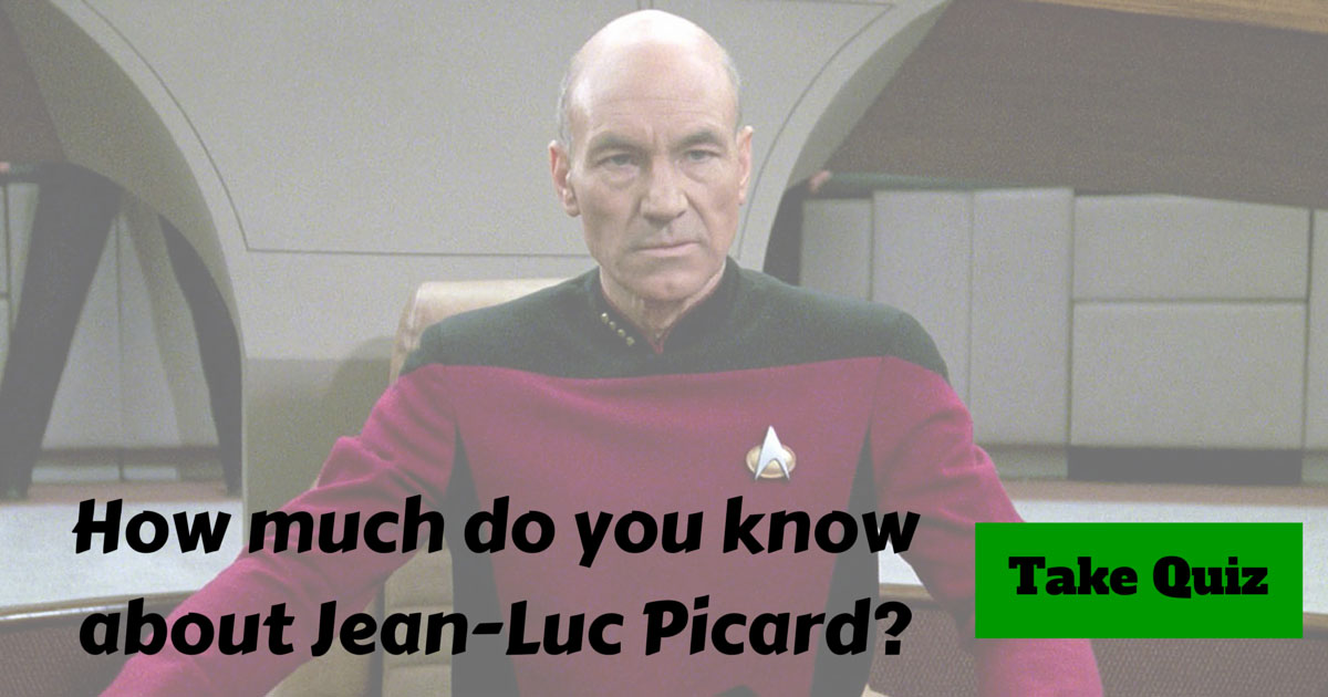 Jean-Luc Picard from Star Trek The Next Generation Trivia