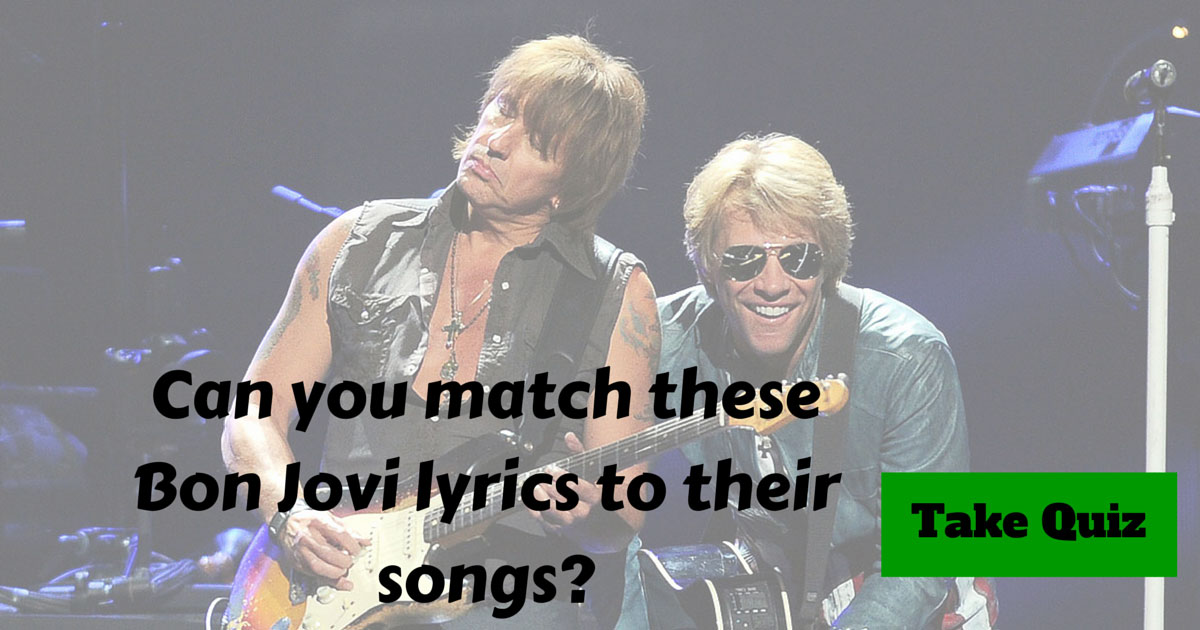 Bon Jovi Lyrics Trivia