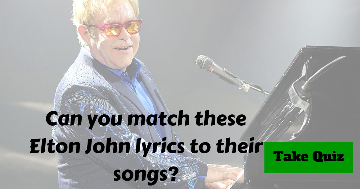 Elton John Lyrics Trivia