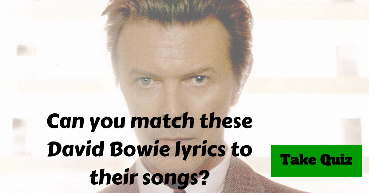 David Bowie Lyrics Trivia