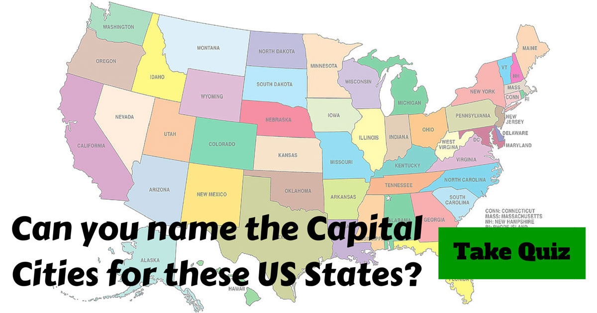 US State Capital Cities Trivia