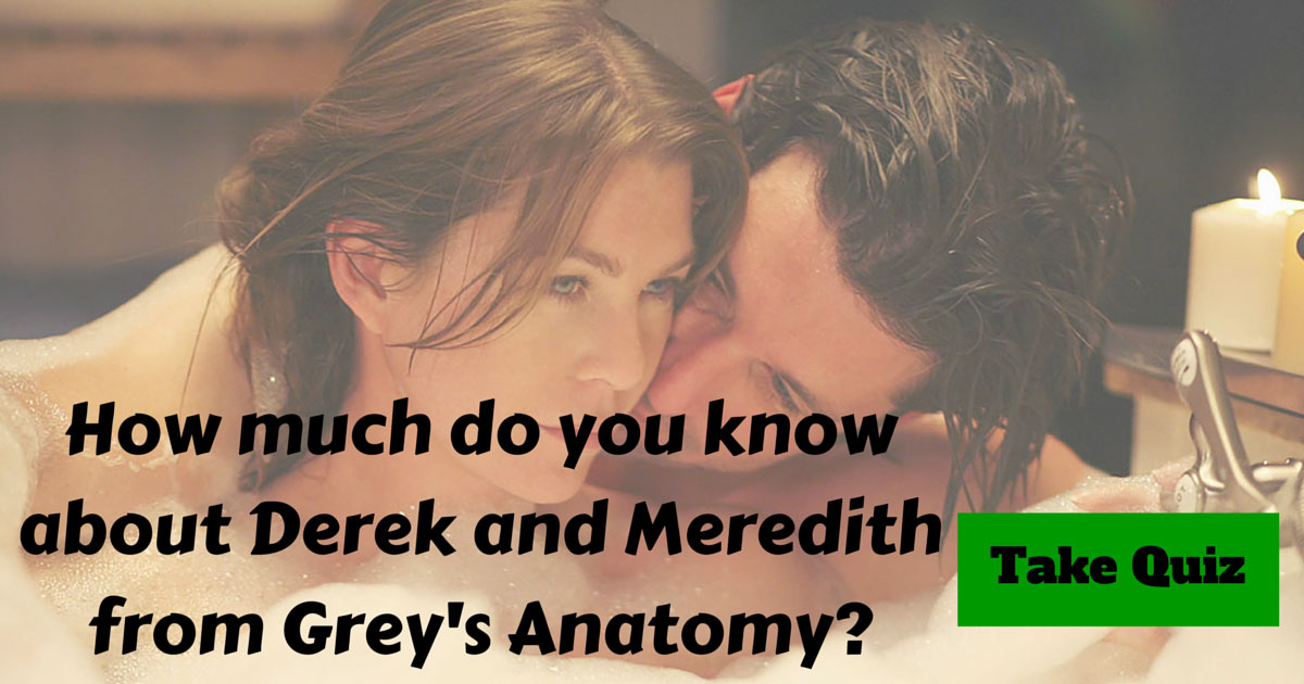 Greys Anatomy Derek and Meredith Trivia