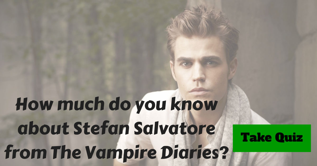 The Vampire Diaries Stefan Salvatore Trivia