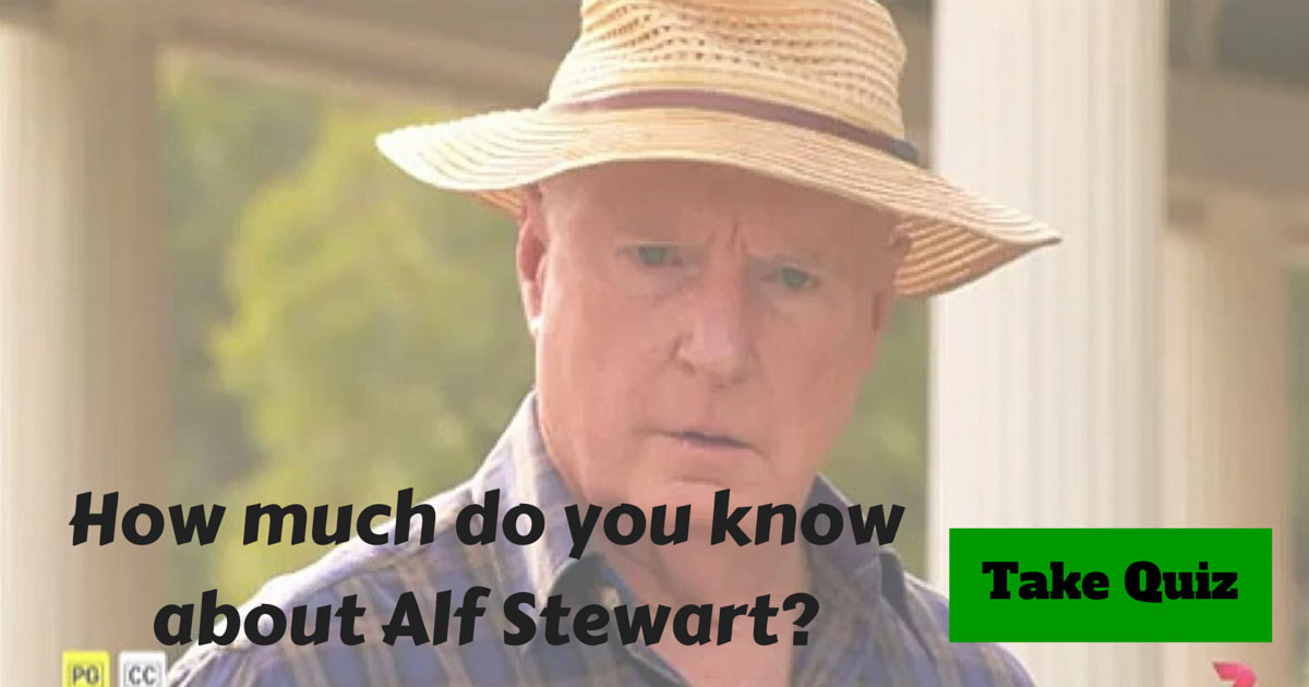 Home and Away Alf Stewart Trivia
