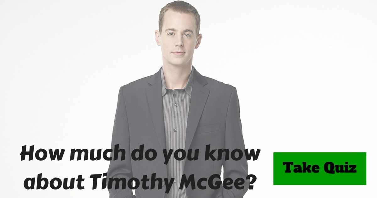 NCIS Timothy McGee Trivia
