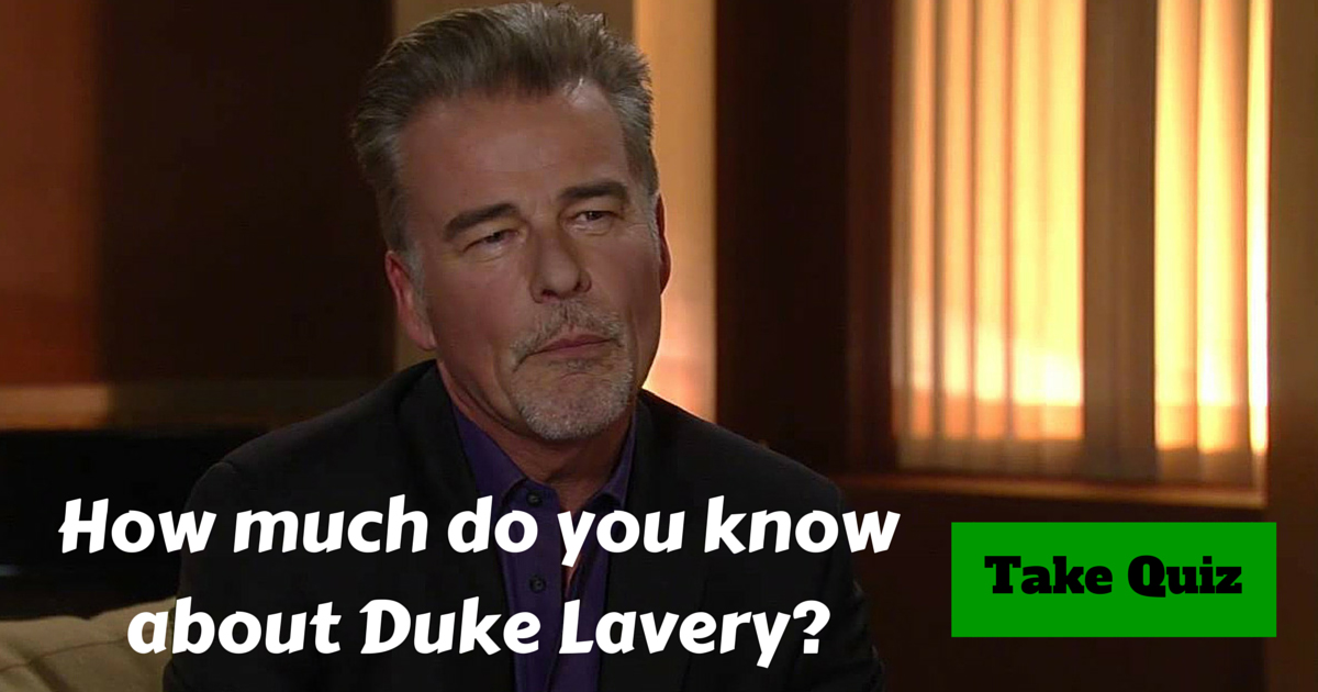 General Hospital Duke Lavery Trivia