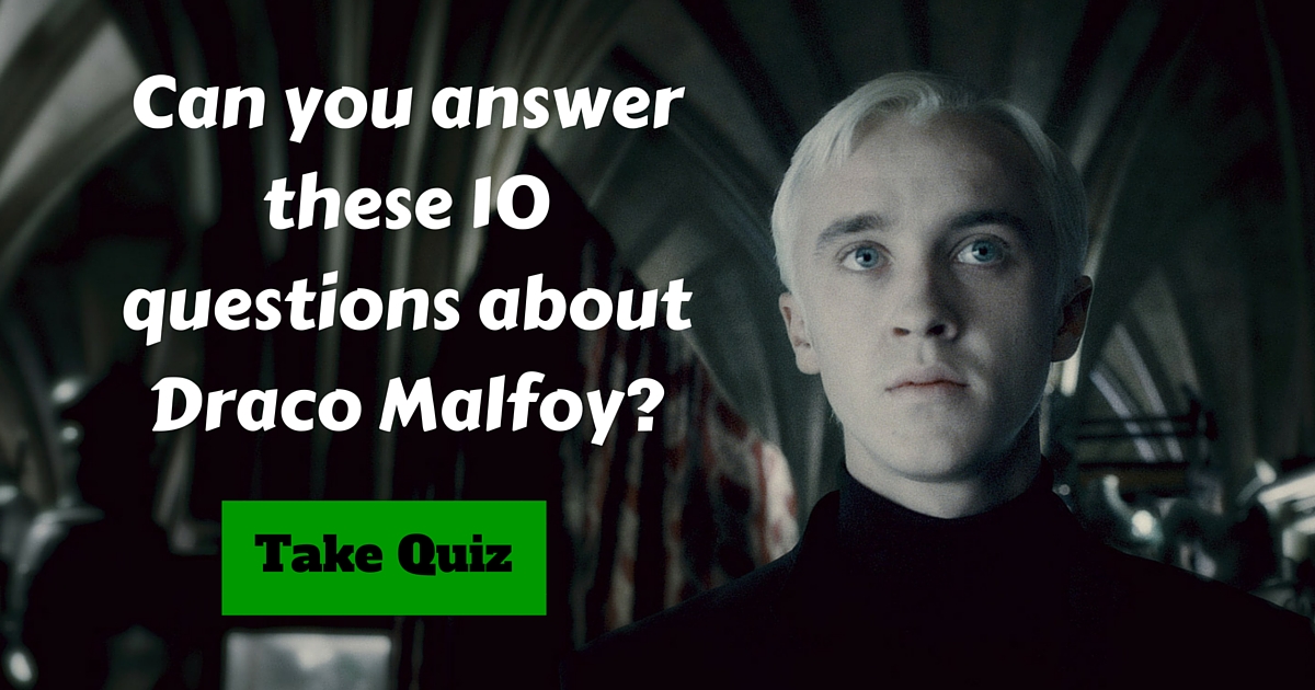 Draco Malfoy Trivia