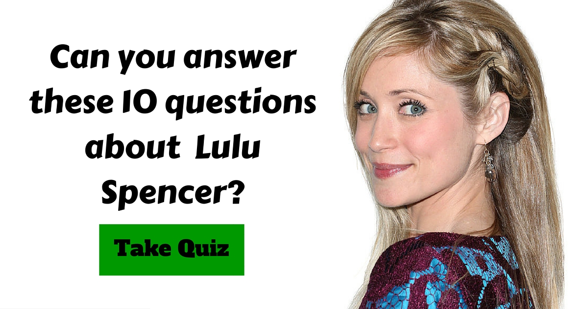 Lulu Spencer from General Hospital Trivia