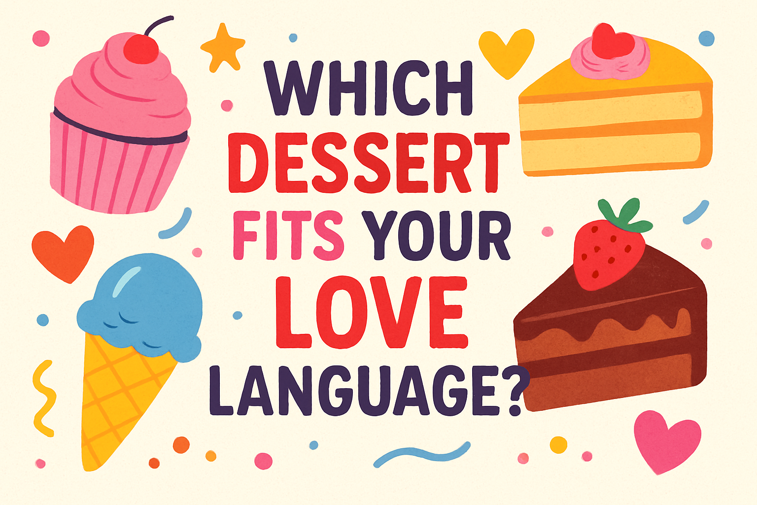 Which Dessert Fits Your Love Language Are You?