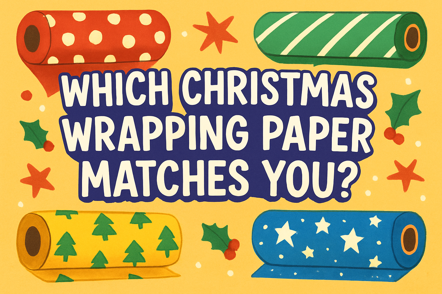Which Christmas Wrapping Paper Matches You?