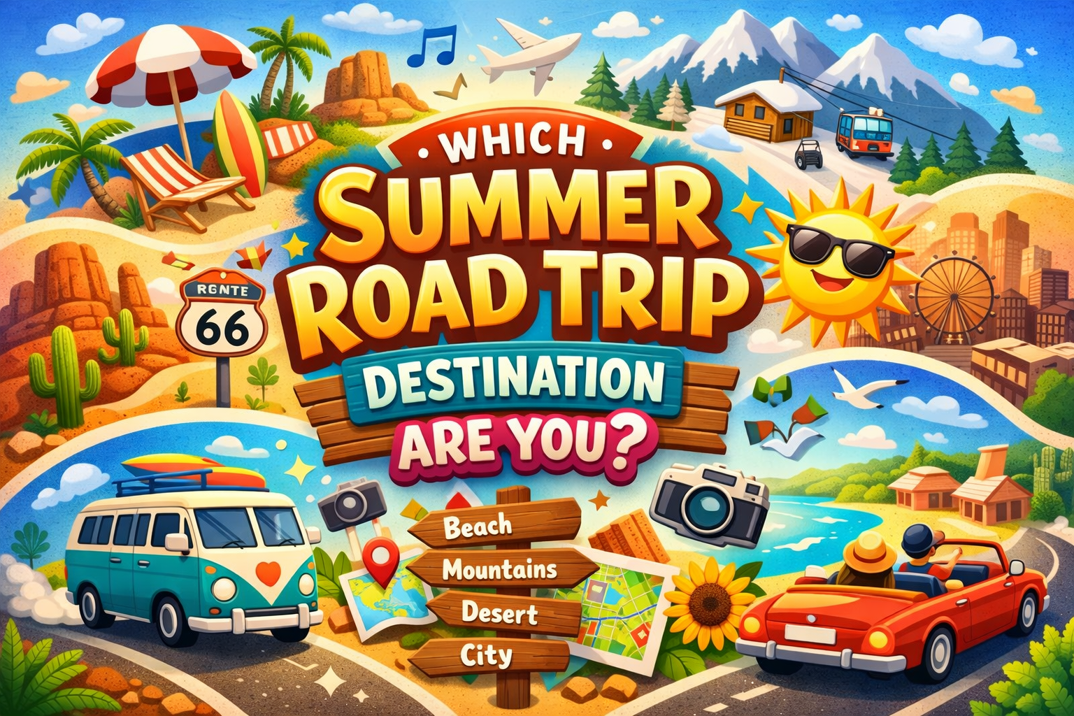 Which Summer Road Trip Destination Are You?