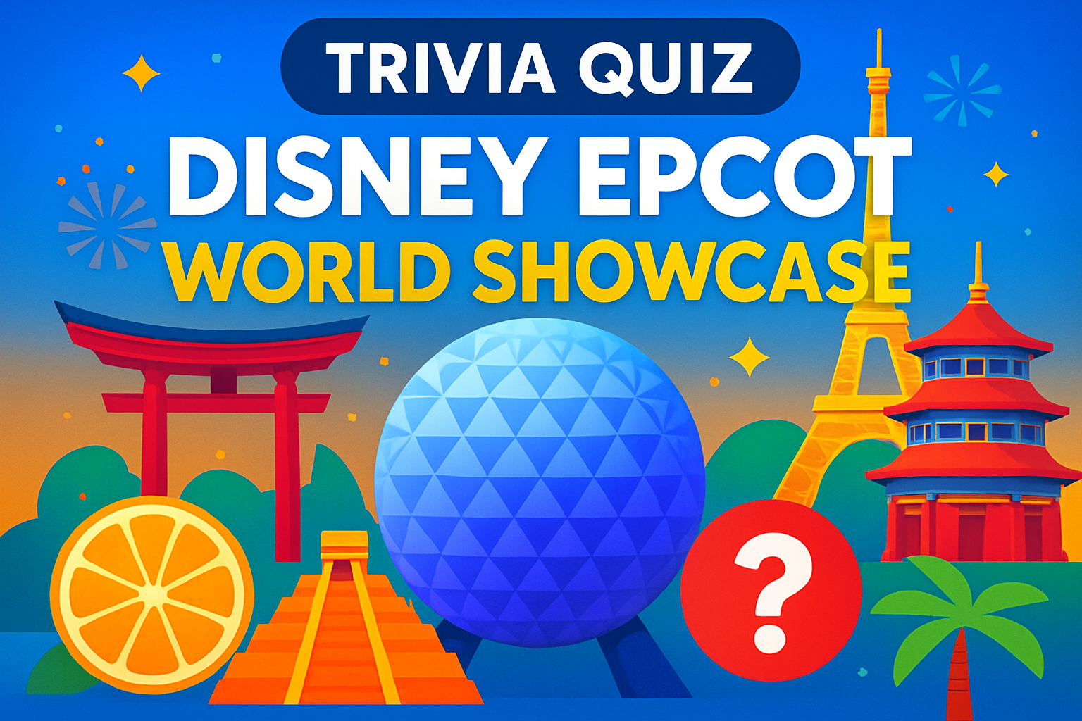Disney Epcot World Showcase Trivia