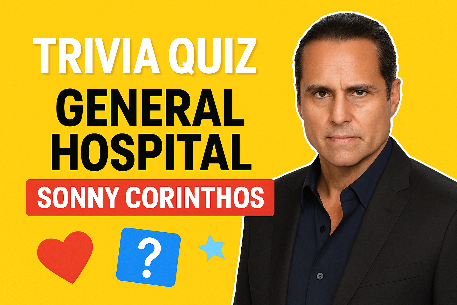General Hospital Sonny Corinthos Trivia